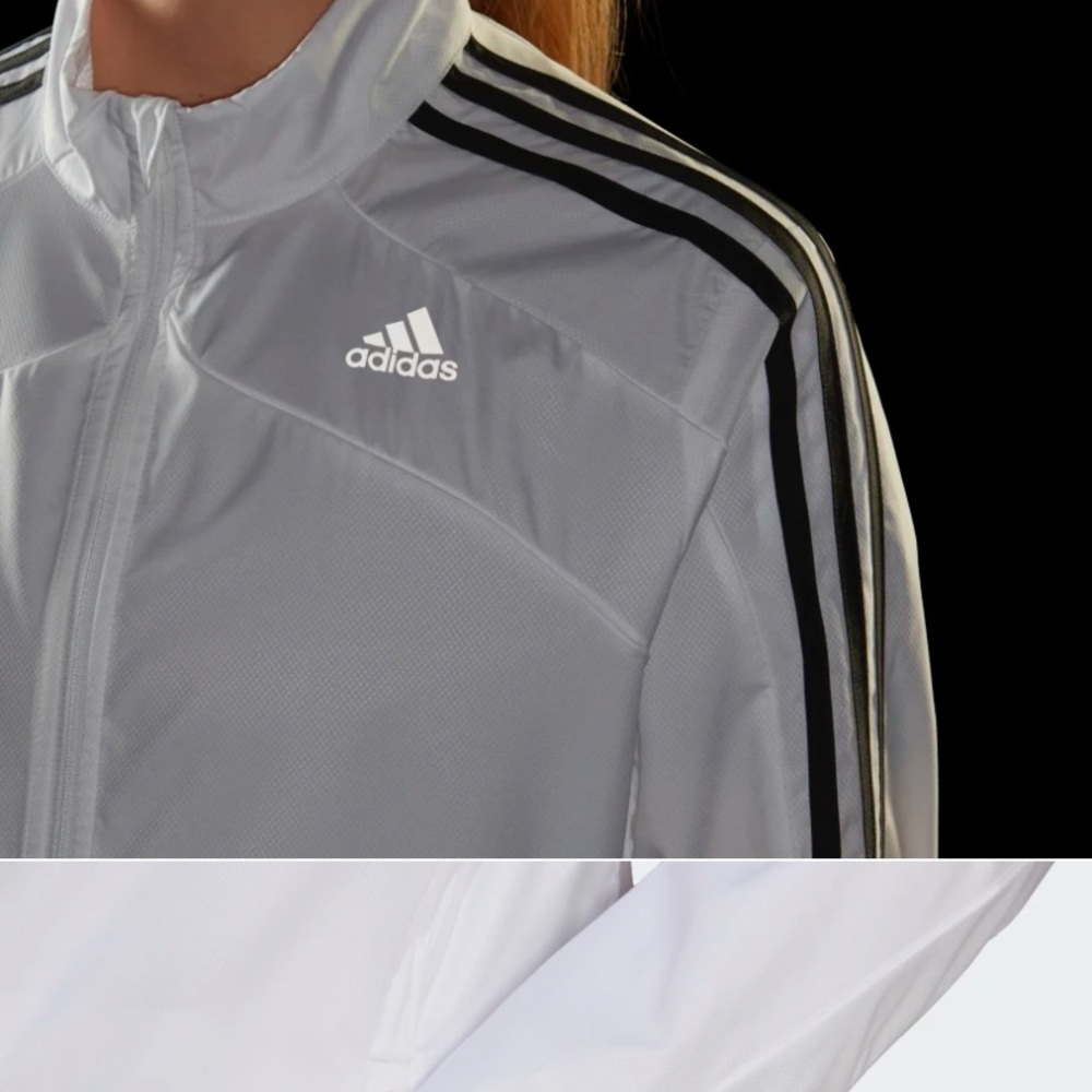 Brand New w tags! 🔥 ADIDAS MARATHON 3-STRIPES RUNNING JACKET